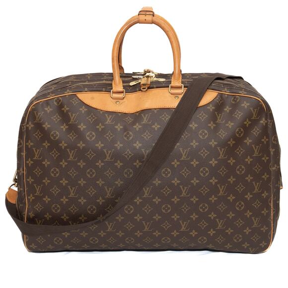 Louis Vuitton Monogram Alize 3 Poches Soft Sided Suitcase Luggage Lock And Keys - Picture 1 of 16